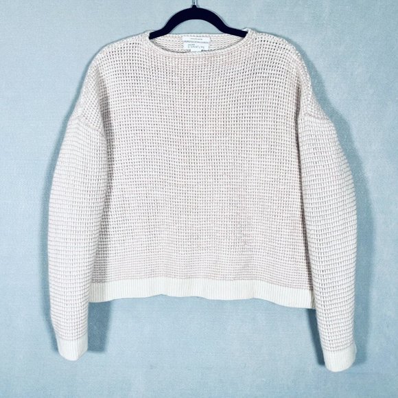 Nordstrom Sweaters - Nordstrom Cashmere Sweater Womens M Light Pink Crew Neck Pullover Boxy